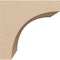 Ekena Millwork 5"W x 5"D x 5"H Wide Stockport Rough Cedar Woodgrain TimberThane Corbel, Primed Tan CORUR05X05X05STORCPR - alternate 6